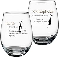 Vista 1 de Lillian Rose Juego de 2 copas de vino sin tallo