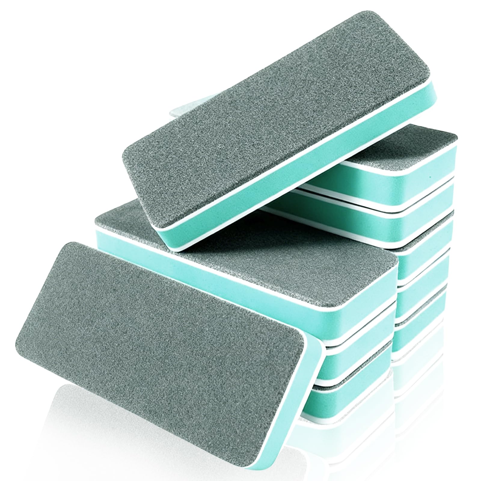 JTENGYAO 10 Pack Double-Sided Fish Tank Cleaning Brushes, Soft Aquarium Cleaning Sponge Brushes EVA Reusable Fish Tank Scrubber Pads for Glass & Acrylic Tanks, for Aquarium & Household Use