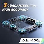 RunStar Smart Scale for Body Weight and Fat Percentage, High Accuracy Digital Bathroom Scale FSA or HSA Eligible with LCD Display for BMI 13 Body Composition Analyzer Sync with Fitness App
