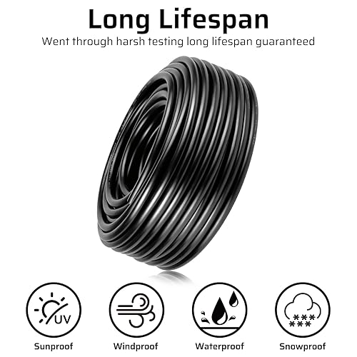 Miniatura 3 de Cable eléctrico de calibre 18, 8 conductores, cable de cobre estañado trenzado de 100 pies, cable de alambre 18AWG 8 con chaqueta de PVC negro,
