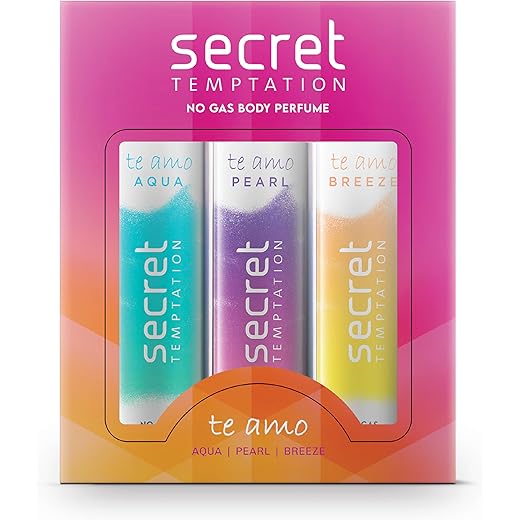Temptation Aqua Breeze Deodorant Spray Pack 3x120ml