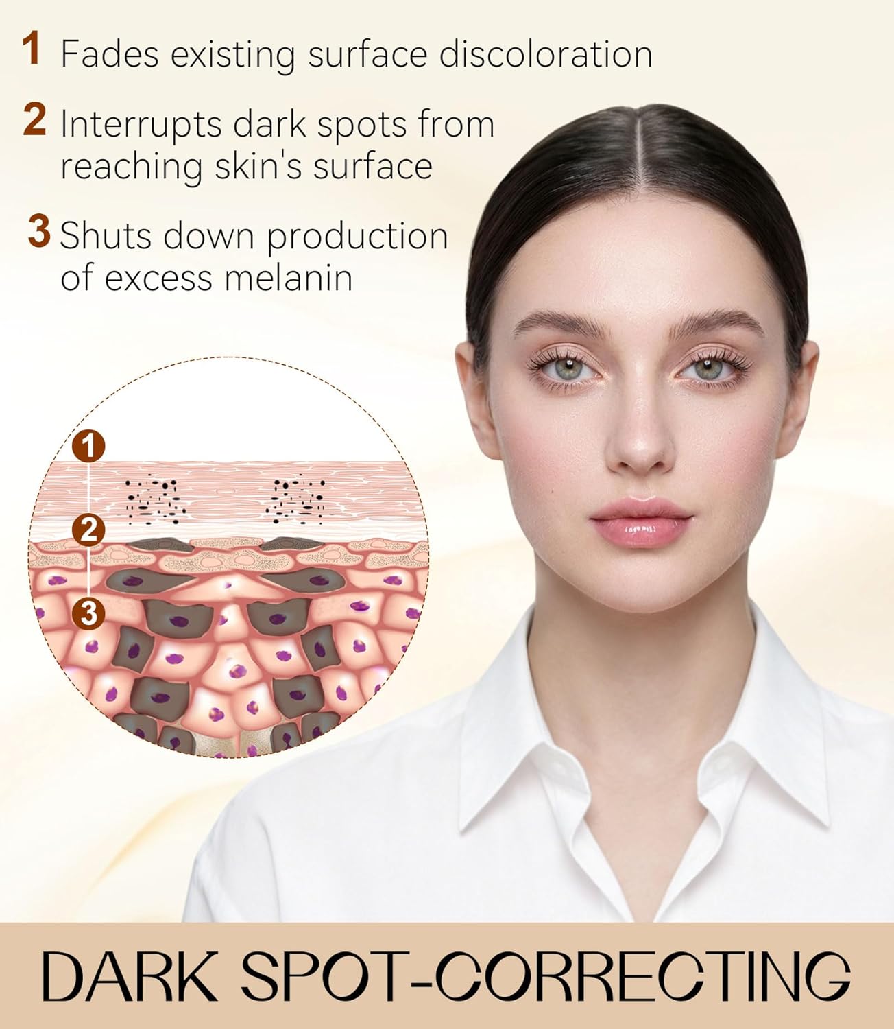 TJE Dark Spot Remover for Face & Body, Dark Spot Corrector with Niacinamide, Fade Cream for Hyperpigmentation, Sun Spots, Age Spots & Melasma, 1.7 fl oz, Skincare Gift for Women, Women’s Day Gift - Image 4