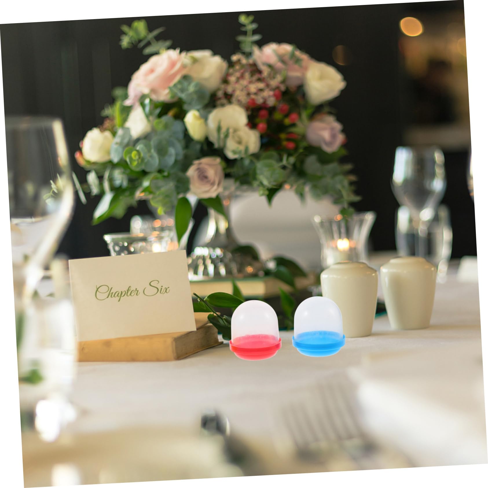 Cabilock 50pcs Mixed Color Candy Storage Box Reusable Containers for Party Favors Toy Prizes Vending Easy Open Close for Easter and Celebrations