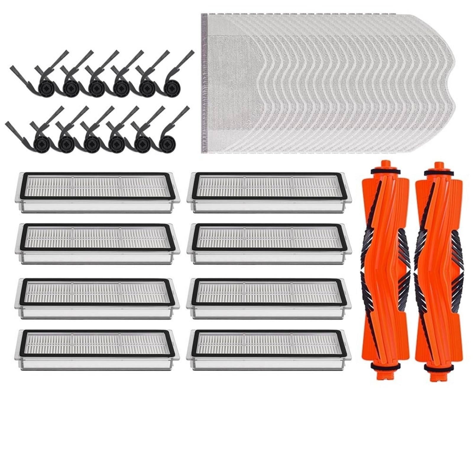 Compatible con el Kit de Accesorios for Robot Aspirador Xiaomi S40 OV81 | Compatible con piezas consumibles de repuesto for aspiradora Xiaomi S40 OV81(5 PCS)