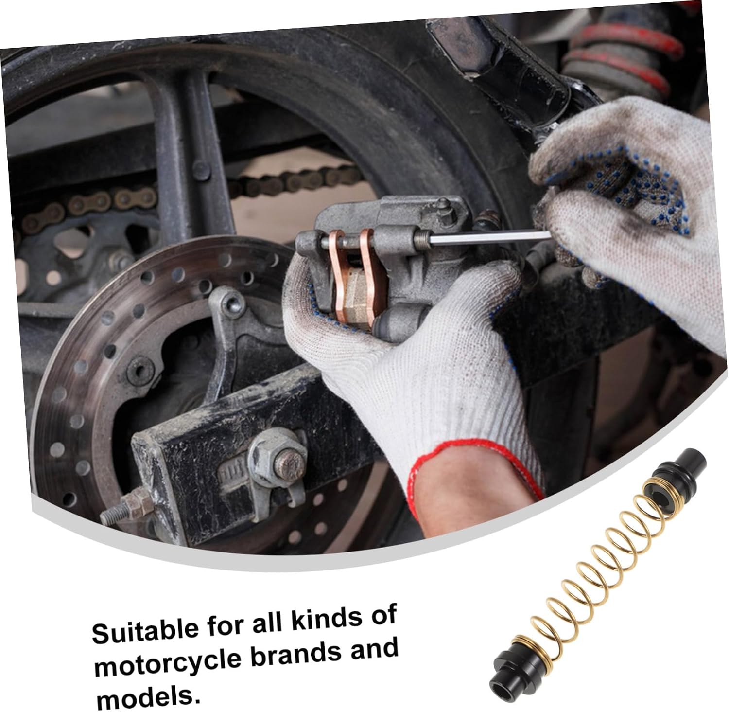 Cabilock Replacement Drum Brake Return Spring Precision Crafted Spring Lightweight Aluminum Head for Long-term Use Easy to Install