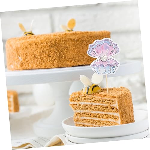 Miniatura 5 de Gadpiparty 60 Pcs Mermaid Cake Insert Mermaid Theme Birthday Decorations Ocean Party Appetizer Picks Mermaid Cupcake Topper Under The Sea Cupcake