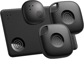 Tile Essentials 4-Pack Bluetooth Trackers: Mate, Slim & Sticker for Keys, Wallets, Pets - Life360 App, iOS/Android Compatible