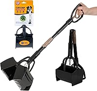 Arm & Hammer Claw Pooper Scooper - No Bend Dog Poop Picker for Yard, Grass, Gravel & All Surfaces, 27-32" Extendable Handle