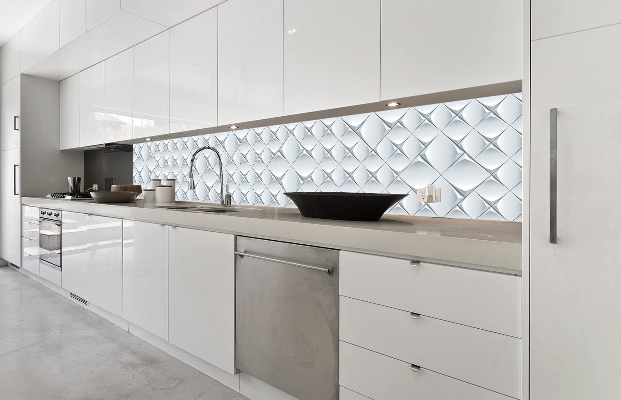 DIMEX Sticker Crédence - Cuisine Treetop 350 X 60 Cm | Mur