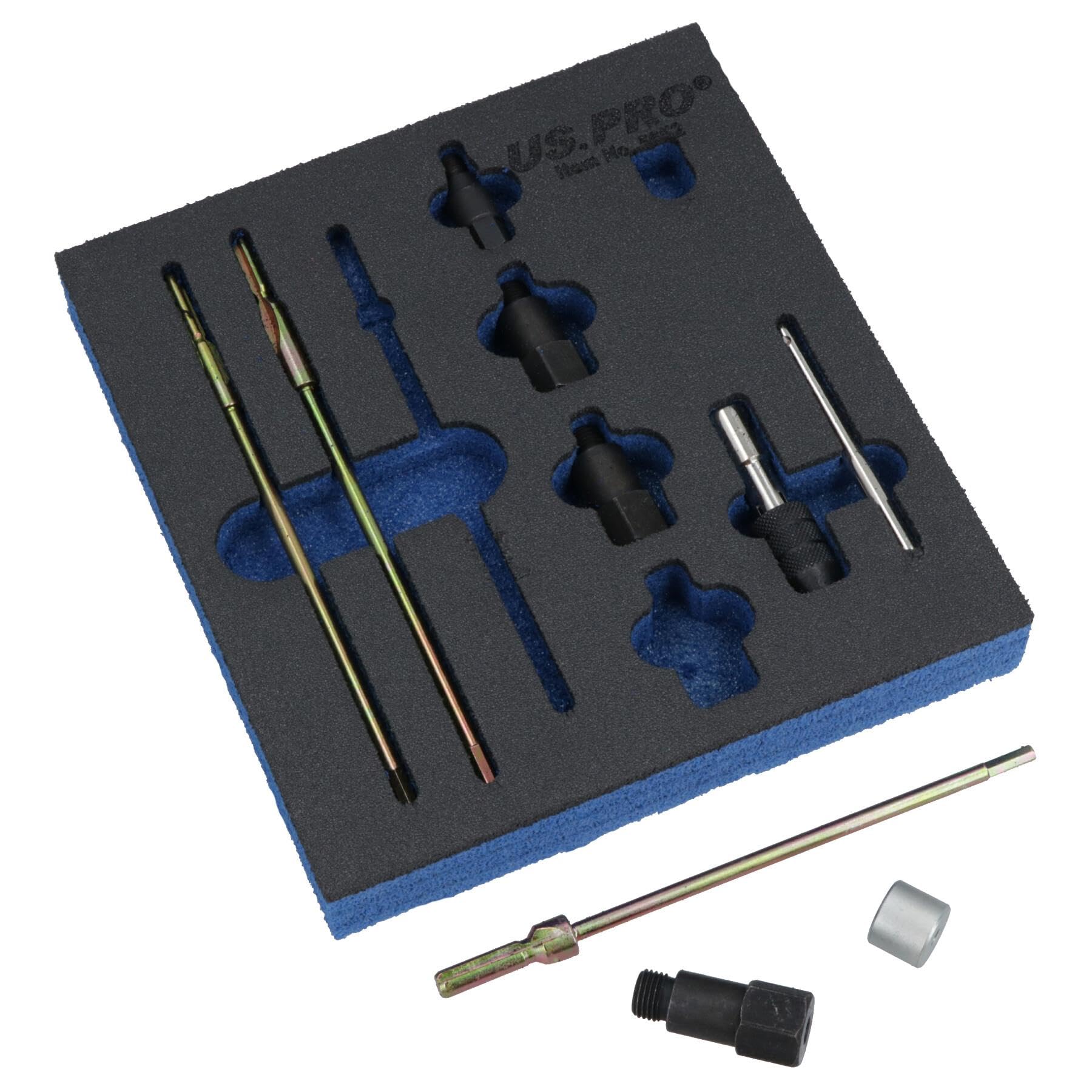 AB Tools Kit de nettoyage pour bougies de préchauffage M8 M10 et M12 pour nettoyage des arbres et sièges