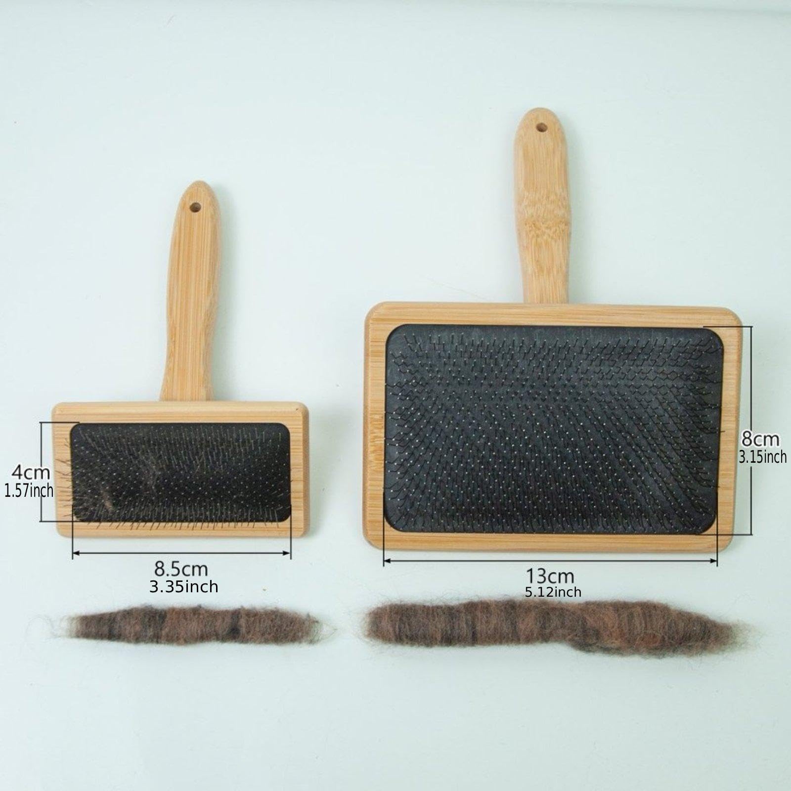 Generic Ensemble de Brosses à Carder, Brosse Cardeuse pour Chien, Outils de Feutrage pour Crochet et Feutrage