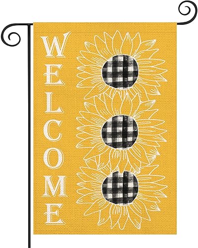 Miniatura 6 de Easternproject BEAUTY Mardi Gras Fleur de Lis - Bandera de jardín con cuentas de doble cara de arpillera vertical de Nueva Orleans de 125 x 18