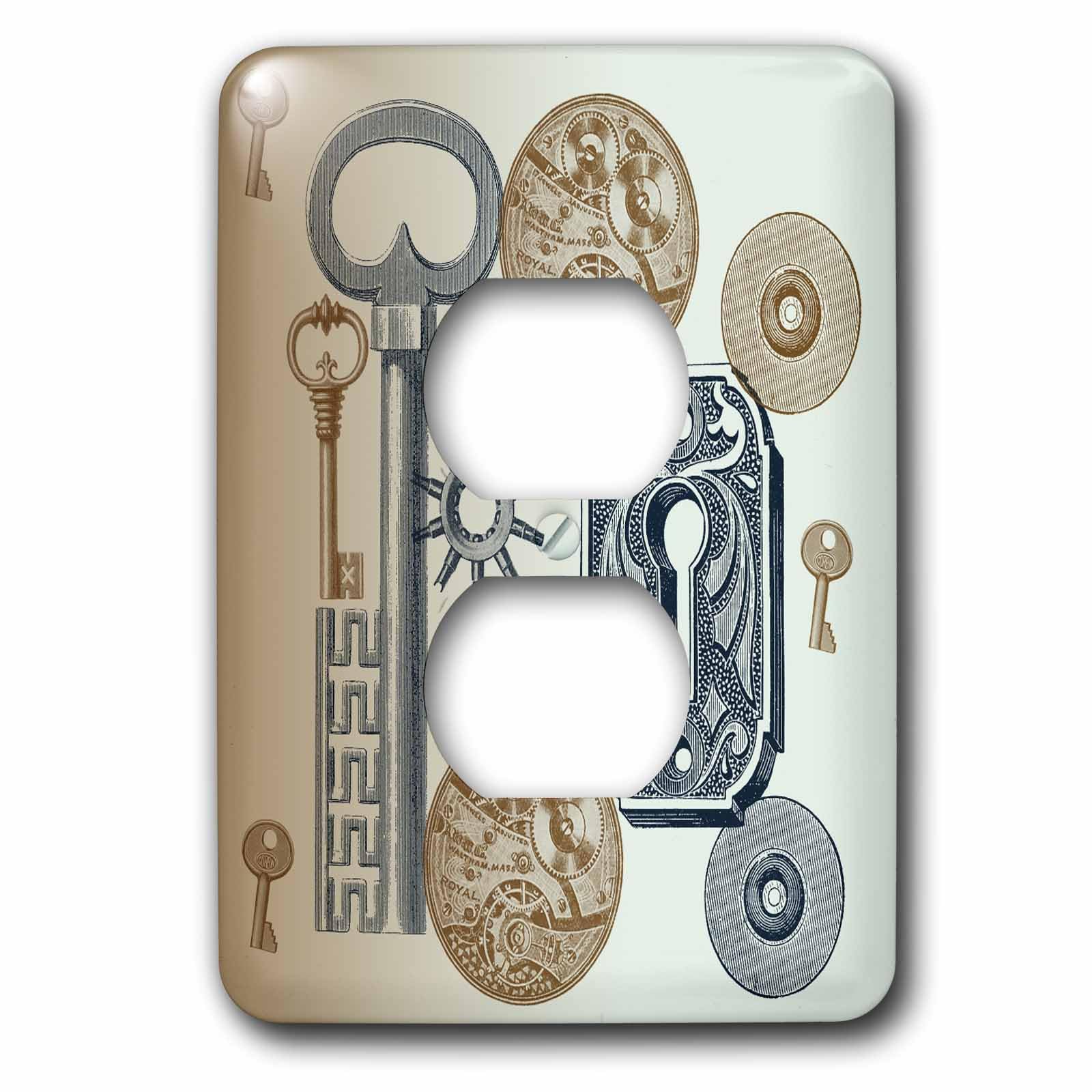 3drose LSP 186754 6 interrupteur steampunk pour un salon rétro
