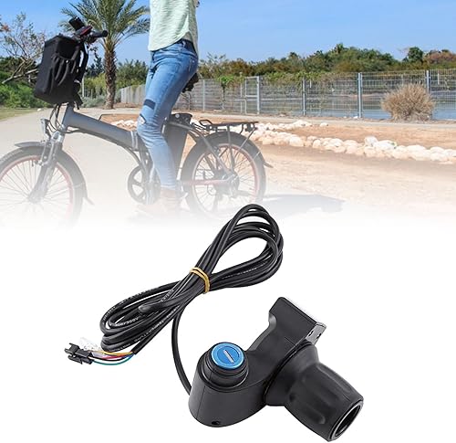 Miniatura 7 de Pwshymi Empuñadura del acelerador, manillar Ebike Twist Throttle Grip Scooter Half Twist Ebike Acelerador Mango de control de acelerador con agarre