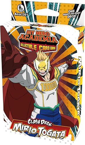 Miniatura 5 de Starter Set My Hero Academia - Juego de cartas coleccionables Serie 5: Clash Deck Mirio Togata – Listo para jugar fuera de la caja, baraja de 51