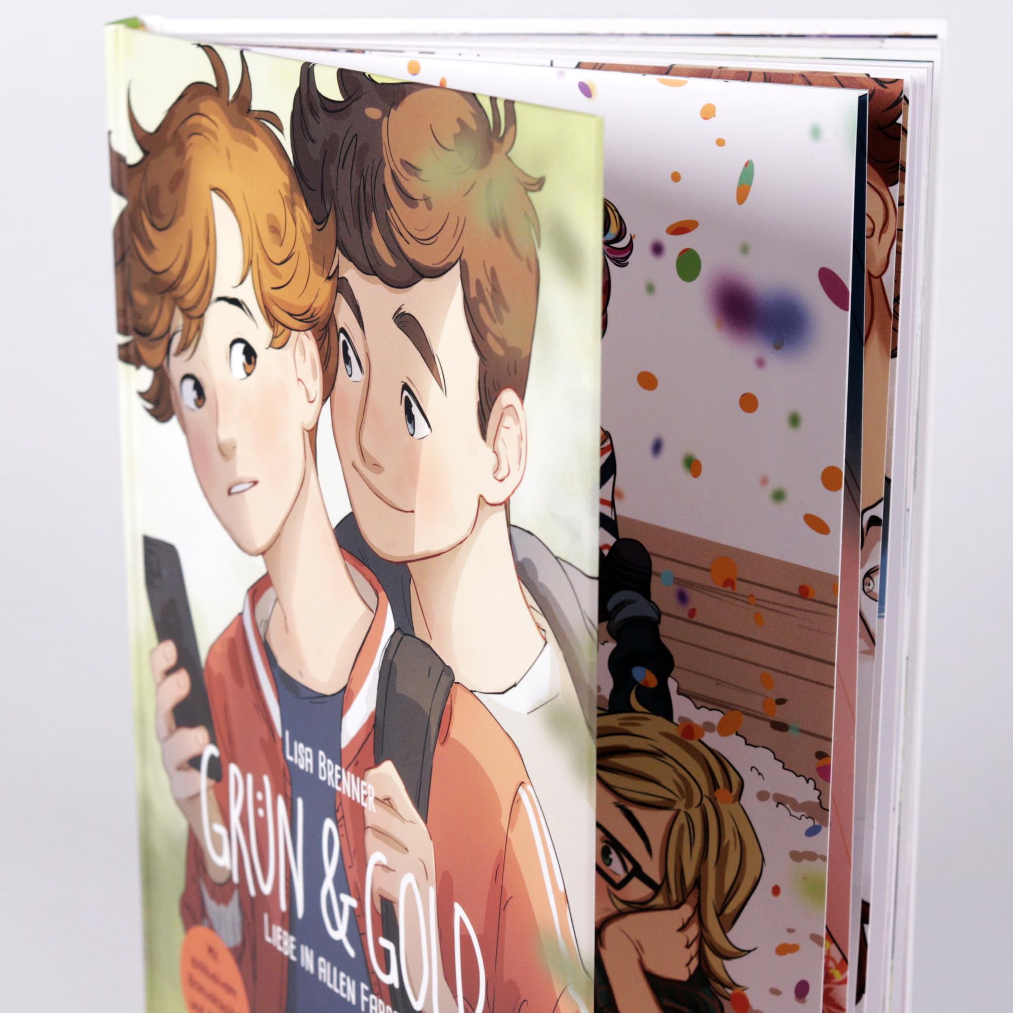 Grün & Gold – Liebe in allen Farben 1: Herzerwärmende Graphic Novel über die erste Liebe – mit charmantem Internatssetting | Mit exklusivem Bonusmaterial und Art Print