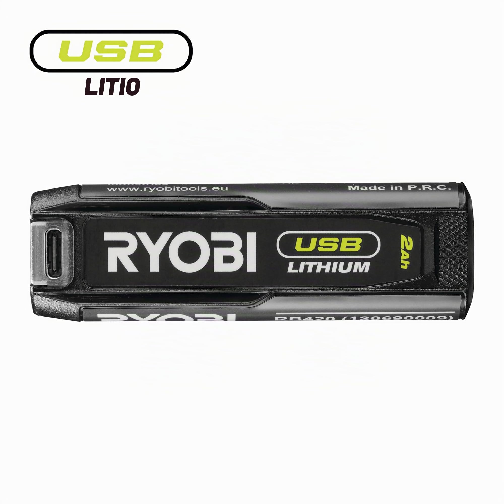 Ryobi RR14W4-120G Destornillador Trinquete 1/4" 4V USB Batería Litio 1x2.0 Ah