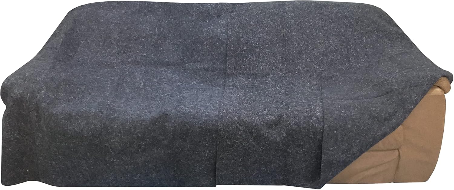 UBOXES Moving Blankets - Textile Skins 54x72" Pads 1.66lbs Each (Textile - Pack of 6)