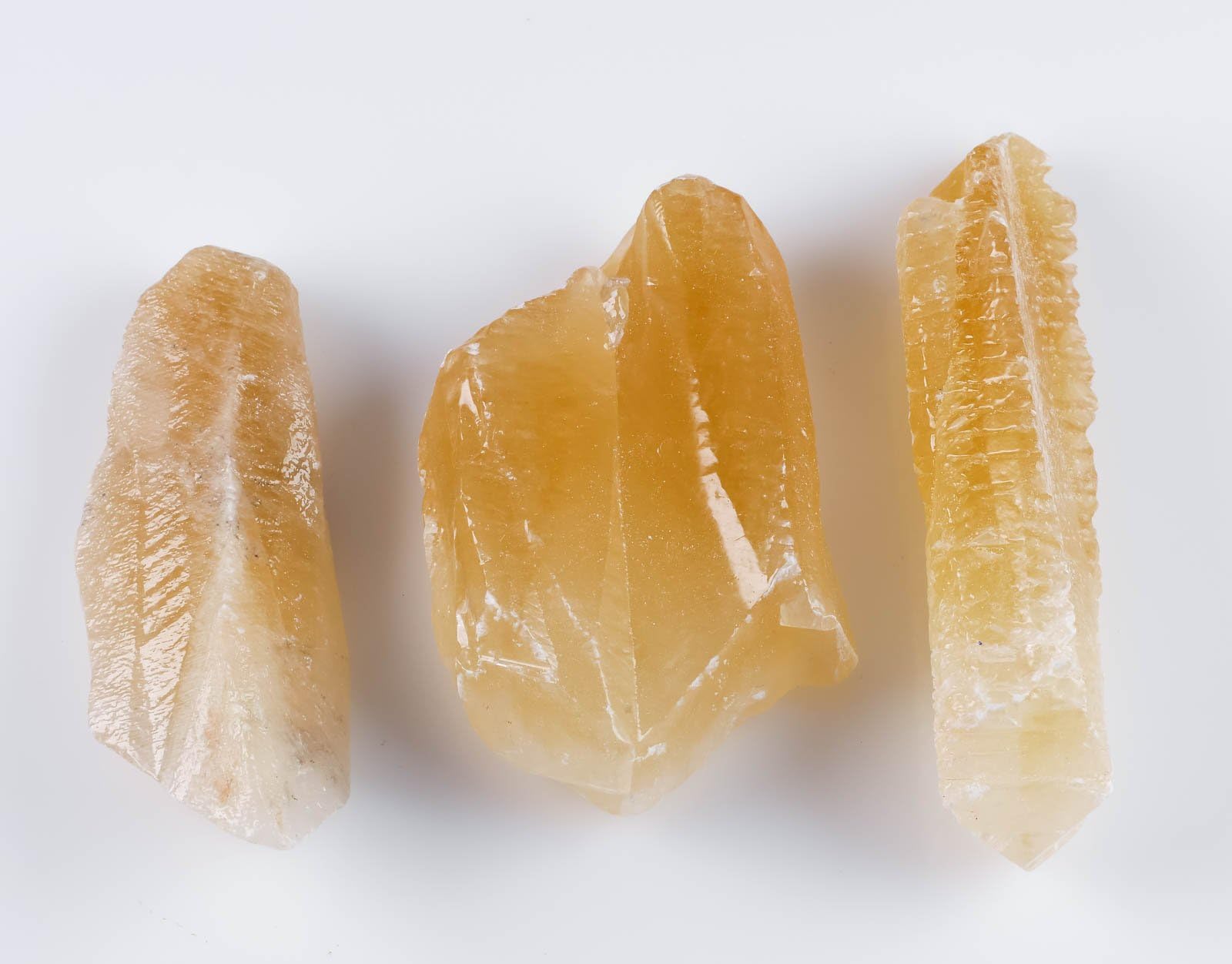 Honey Calcite Tumbled Stones - One Natural Calcite Gemstone, Pocket Worry Stones,Wicca Reiki Crystal Healing E0080