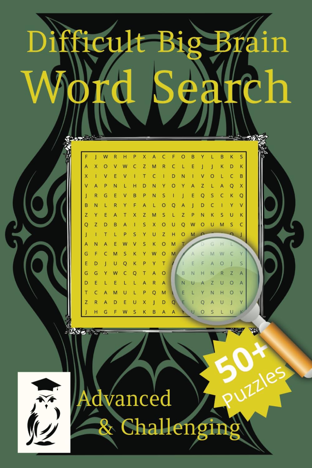 Difficult Big Brain Word Search Puzzle Book: Word Search Puzzle Book ...