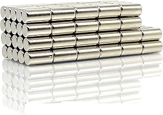Fridge Magnet Rare Earth Magnets D5 x H10mm(50PCS) Small Magnets Rare Earth Magnets Mini Magnetic Dots for Craft Tiny Magnets Mini Magnets