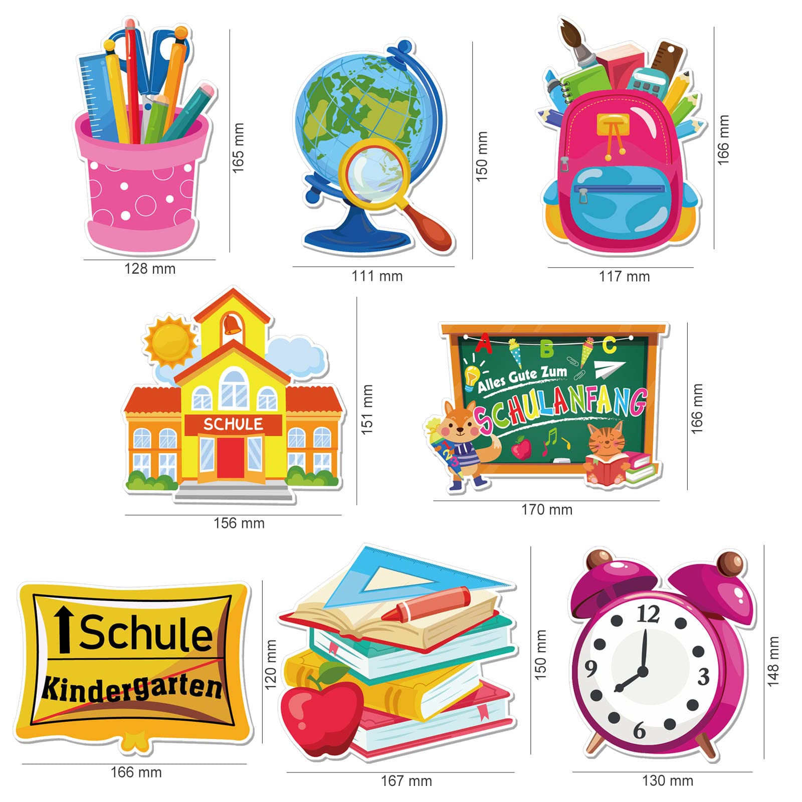 DPKOW Décoration Rentrée Scolaire Pour Garçon Fille Scolarisation