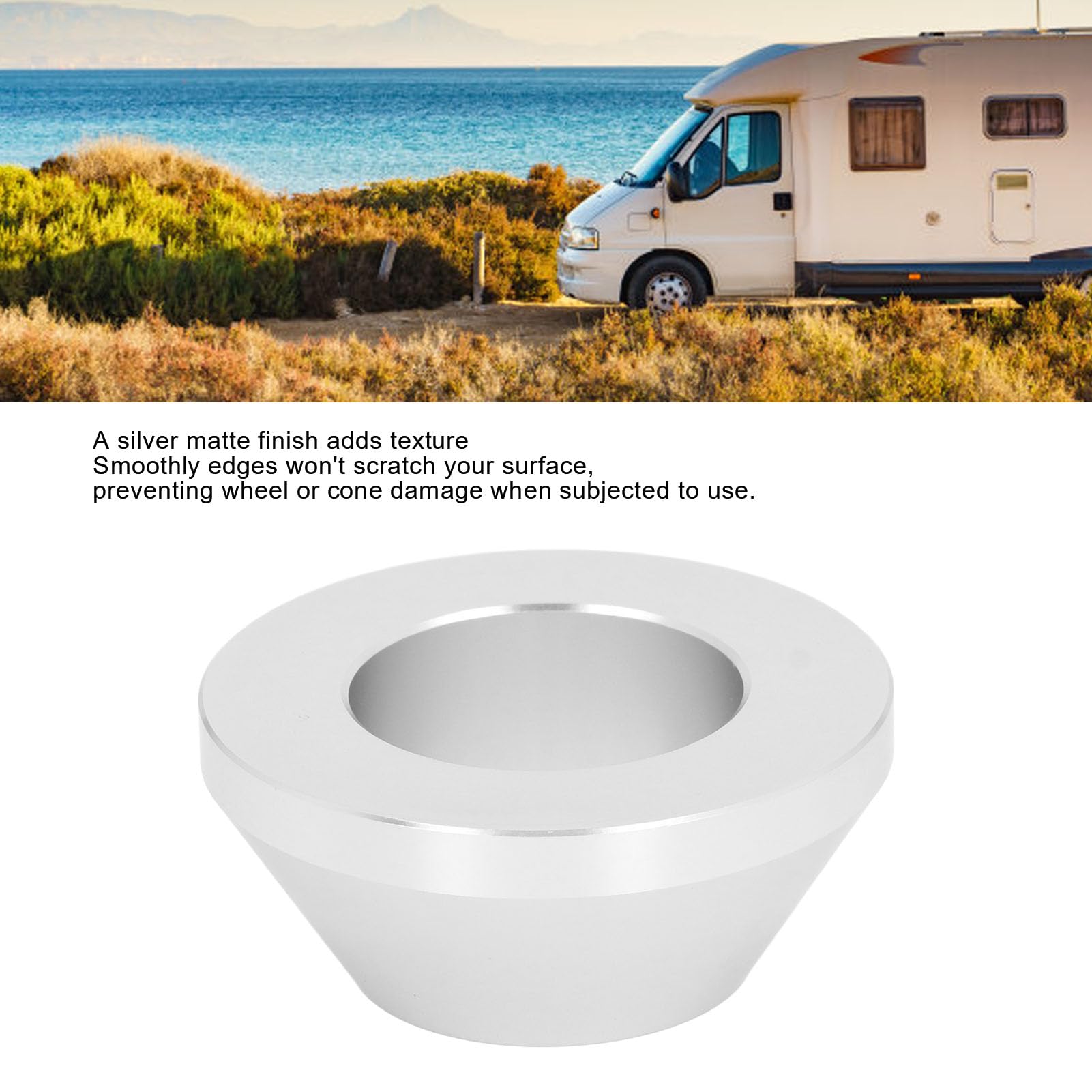 Cono Di Centraggio Per Smontagomme Manuale - Per Montante 42.42 Mm, Lega Alluminio, Per Auto E Camion - Foto 2