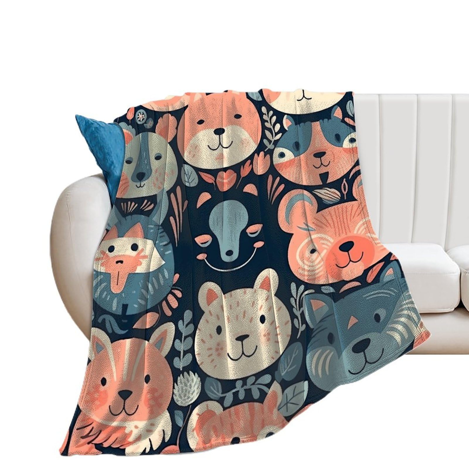 Couverture de lit en flanelle super douce et pelucheuse de qualité