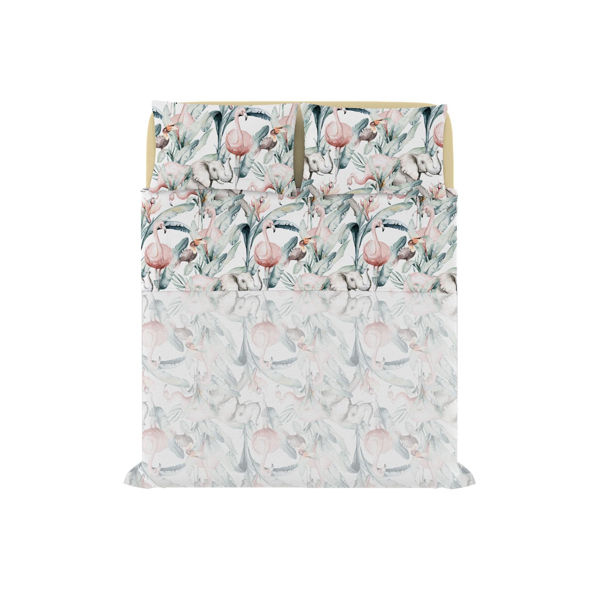 Set Lenzuola Letto Fashion, Made in Italy- Completo Letto in Morbida Microfibra, Lenzuolo Sotto con Angoli, Telo Sopra 240x270 e Federa con Patella Interna, Matrimoniale, Denny