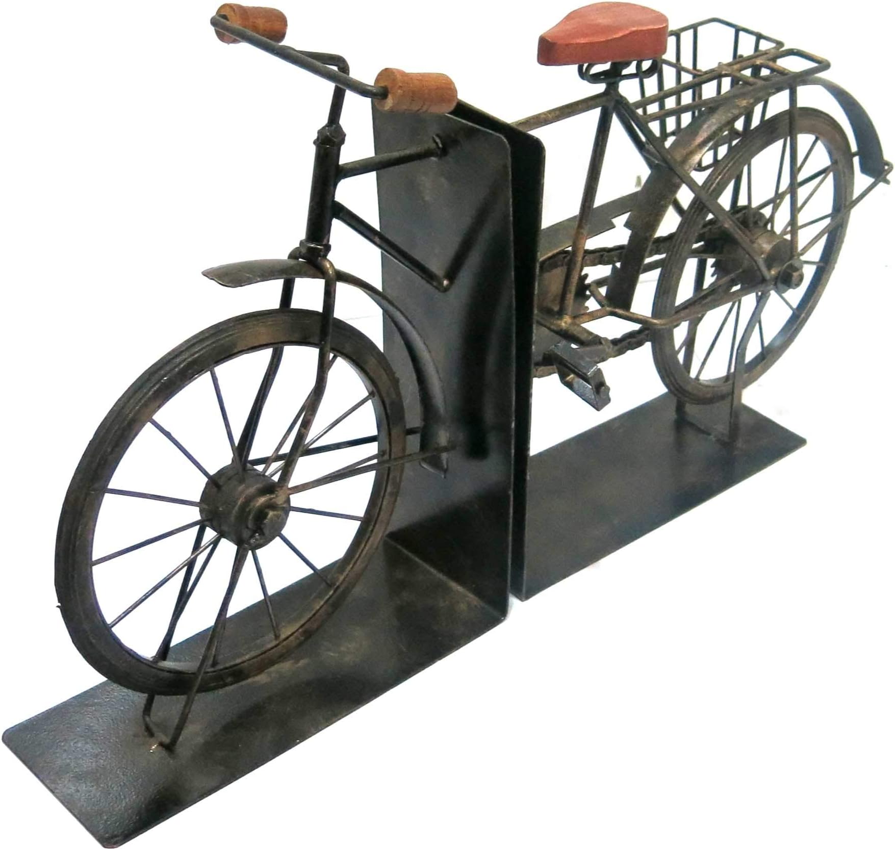 Classic Style Bicycle Bookends 9 inches High x 8 inches Wide Each Piece