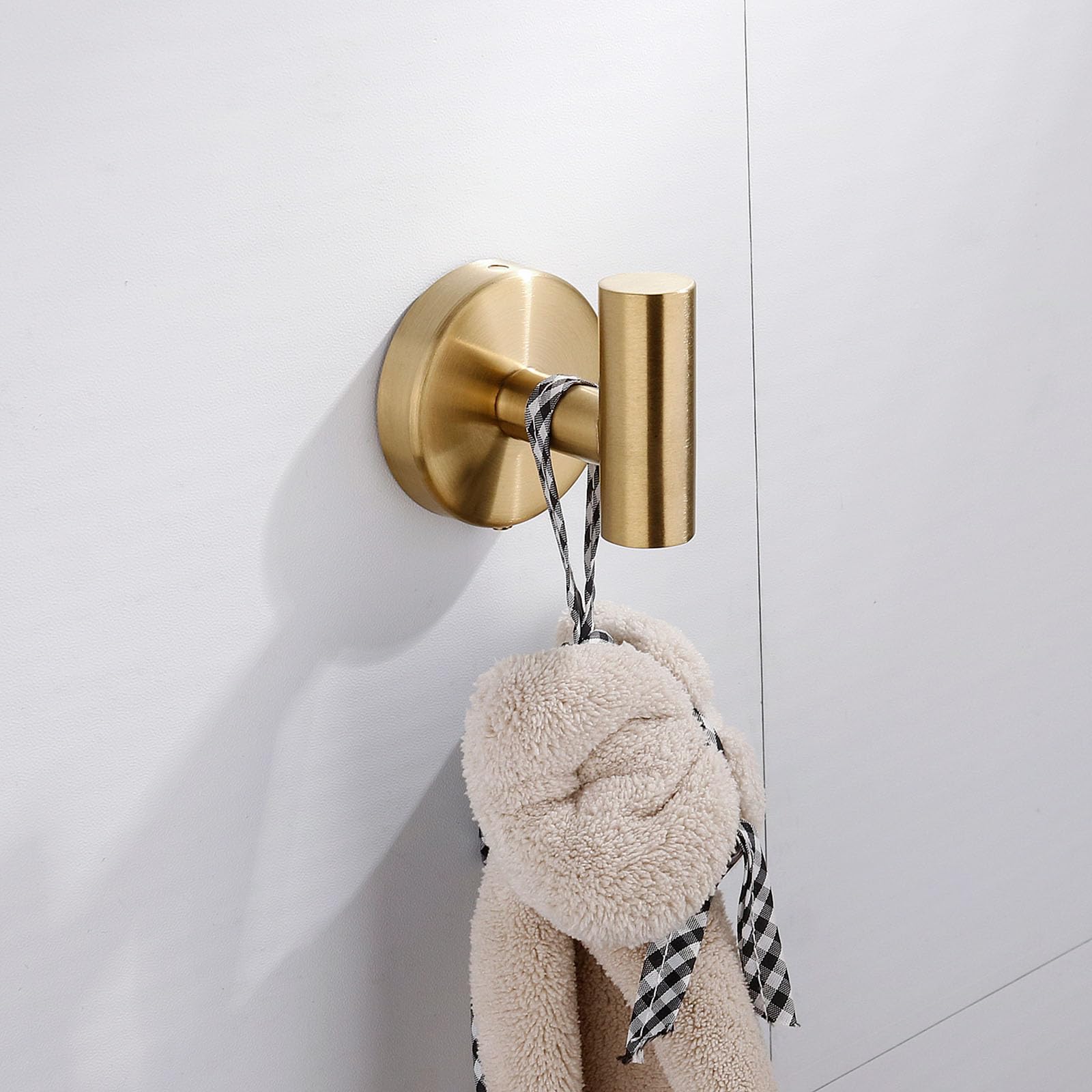 Betadistor Bathroom Hardware Accessories Set of 4, SUS 304 Stainless Steel Brushed Wall Mounted Rack - Image 4
