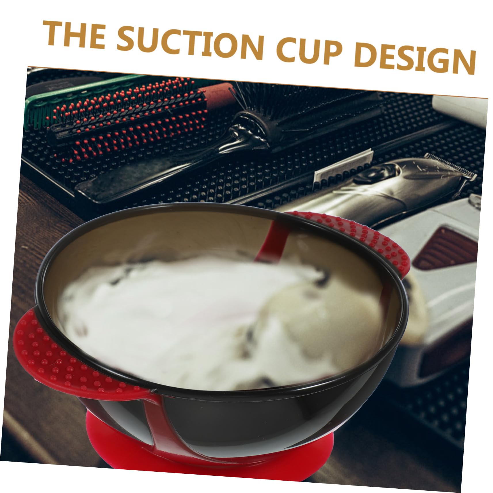 Beatifufu Hair Dyeing Oil Bowl Suction Cup Bowl for Professional Results Easy Clean Random Color