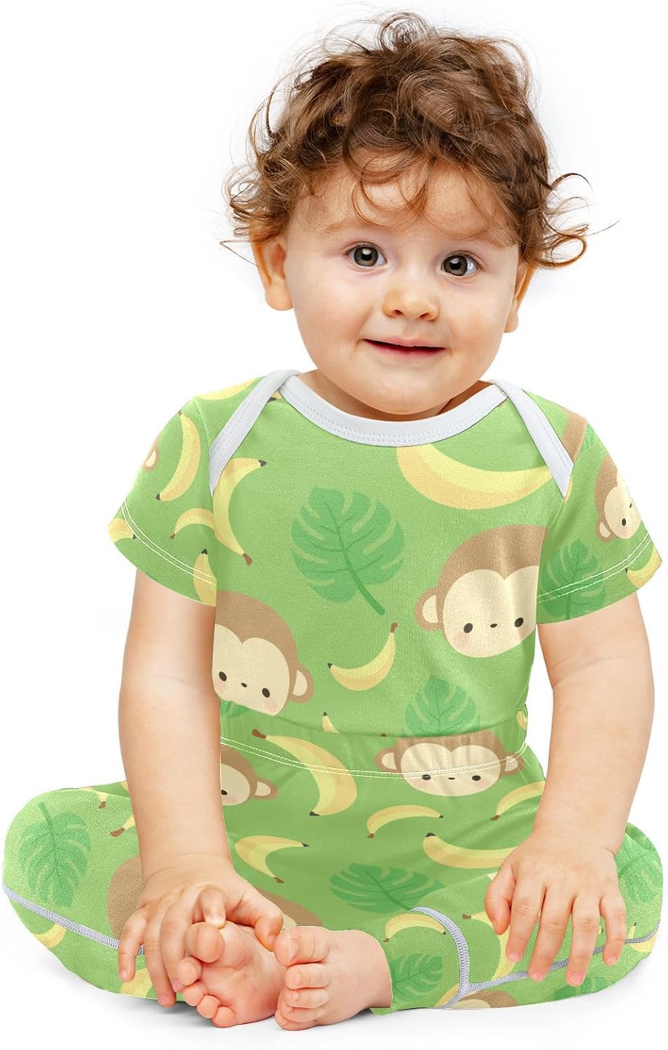 Baby Clothes Set Infant Bodysuits Pants Sets 0-24M For Boys Girls - Image 2