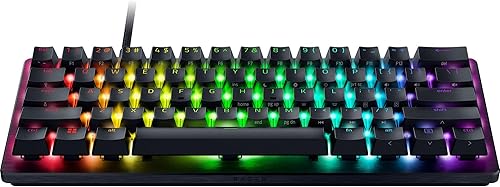 Miniatura 10 de Razer Huntsman V3 Pro Mini Teclado 60% Esports para gaming interruptores ópticos analógicos con disparador rápido y accionamiento ajustable -