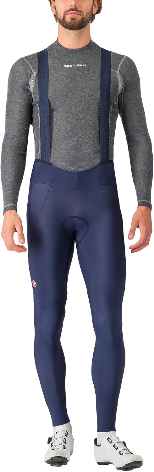 CASTELLI Men’s Espresso Bibtight, Road Cycling Breathable Bib with Pro Level Seat Pad/Chamois for Gravel Biking & Racing
