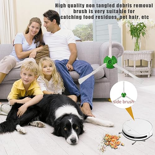 Miniatura 3 de Paquete de 16 piezas de repuesto, compatible con aspiradora iRobot Roomba E&I serie I1I6+I3I3+I4I4+I5I7+I8+PLUS E5E6, incluye 2 cepillos laterales,