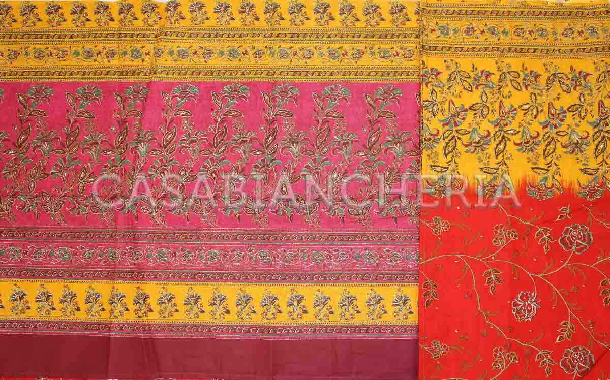 Bassetti MONTEFANO Foulard Cotone, Rosso, 270X270