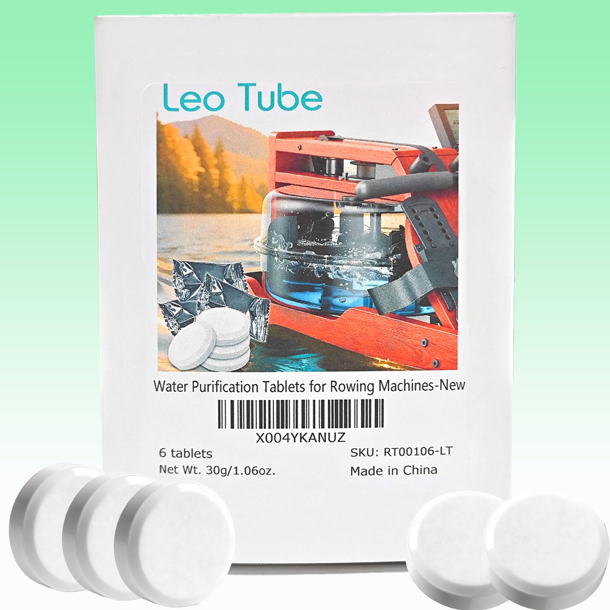 LeoTube Advanced Water Purification Tablets for Easy Rowing Machine Tank Maintenance | Gentle Yet Effective Formula for Water Cleaning and Treatment in Rowing Machines (6)