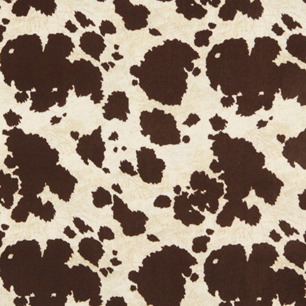 Big Cow Fur Print Pattern Zippered Square Pillow Case Pillowcases Cushion Covers Size:18"x 18" (Twin Sides)