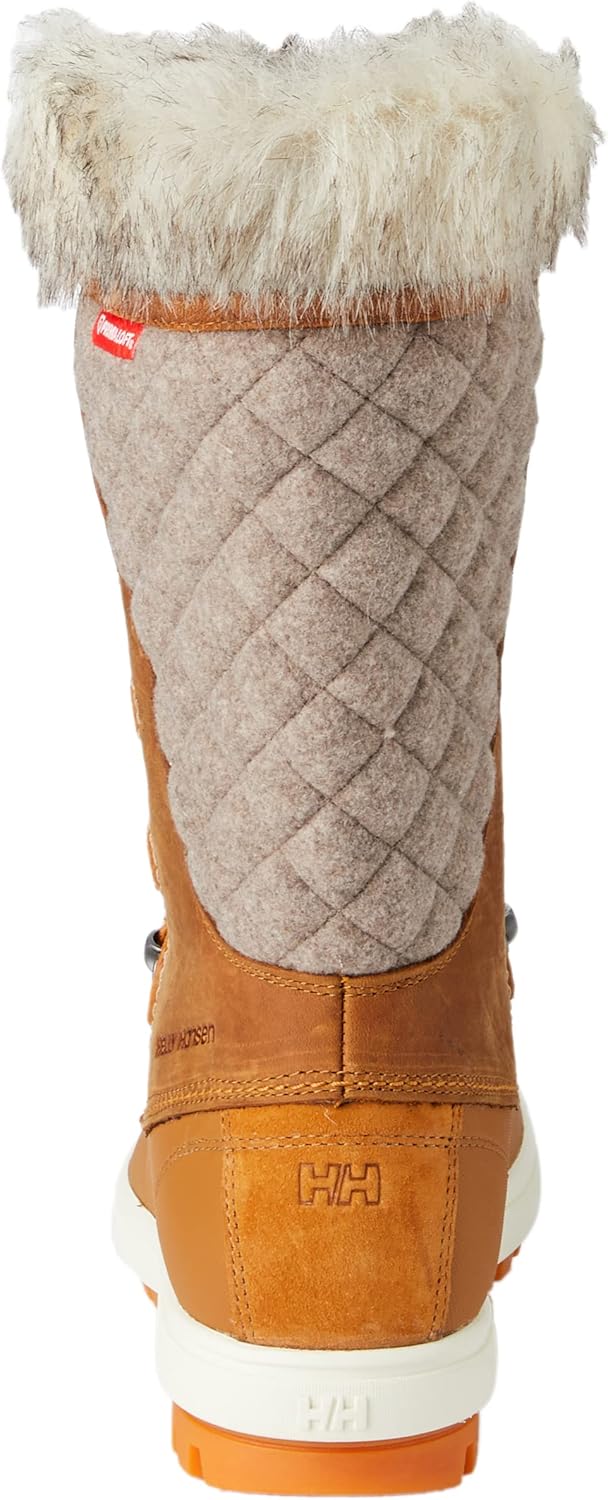 Helly-Hansen Garibaldi VL Insulated Winter Boots for Women - Waterproof Nubuck Leather, Faux Fur Lined, Eco Ortholite Comfort Footbed, Max-Grip Outsole