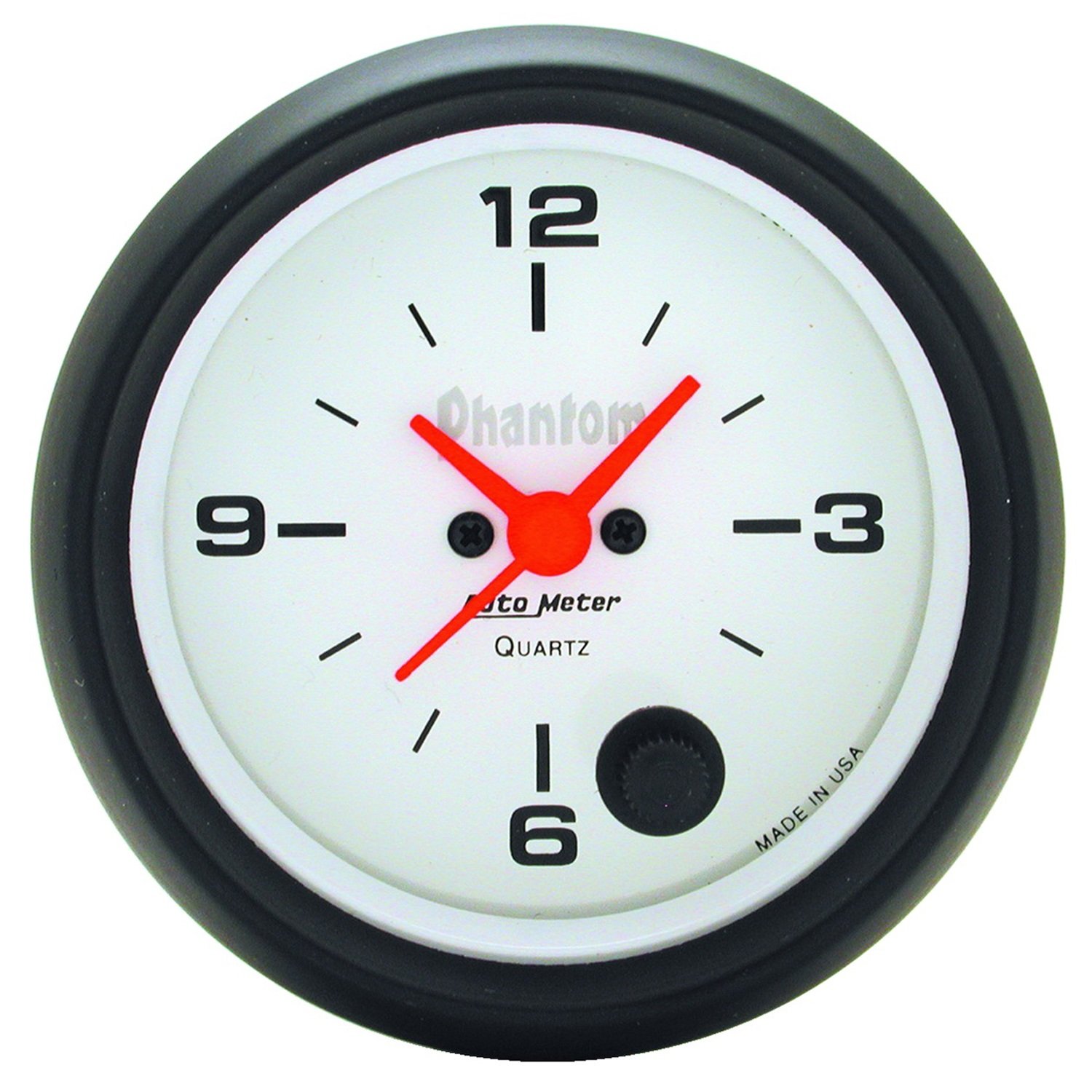 AUTO METER5885 Phantom Clock,2.625 in.
