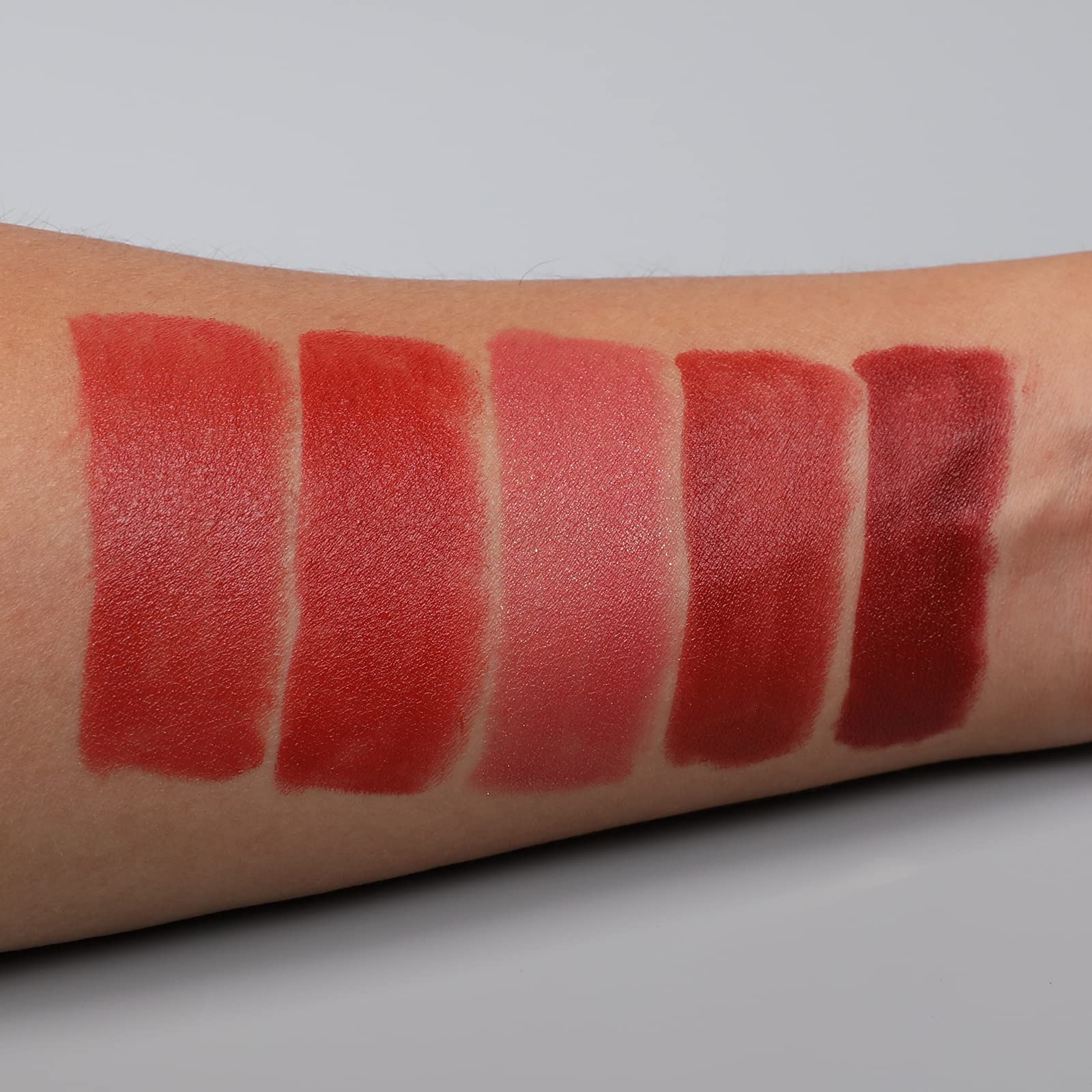 Juego de 5 lápices labiales mate, lápiz labial natural color nude, terciopelo suave, no se decolora, impermeable, juego de mini lápices labiales (juego A) 6