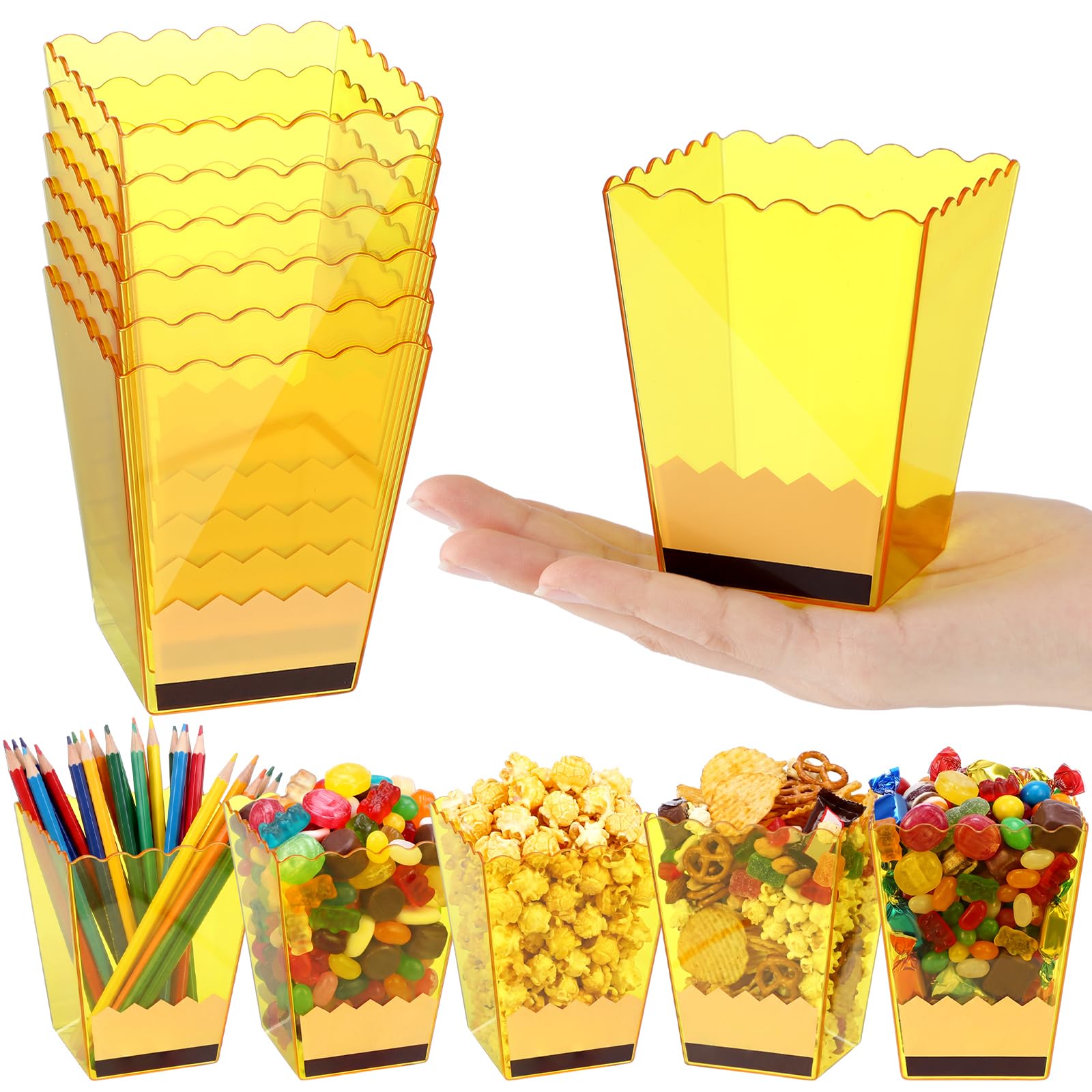 Mimorou 6 Pcs Teacher Gift Box Back to School, Pencil Style