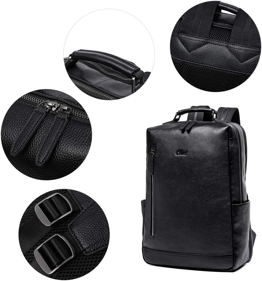 Best Seller CLUCI Backpack for Men Genuine Leather 15.6 Inch Laptop Large Business Travel Computer Vintage Shoulder Bags with Luggage Sleeve Black One-Day Sale: Up to 50% Off CLUCI Backpack for Men Genuine Leather 15.6 Inch Laptop Large Business Travel Computer Vintage Shoulder Bags with Luggage Sleeve Black