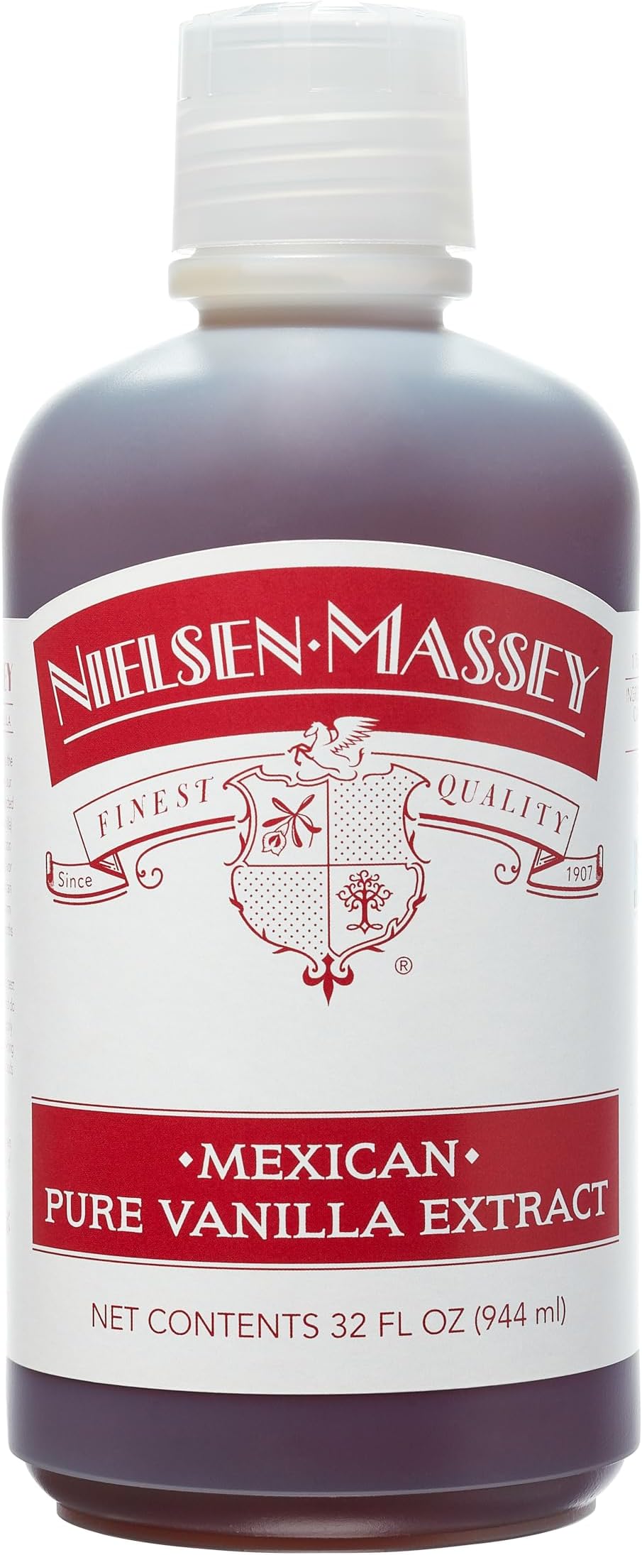 Nielsen-Massey Mexican Pure Vanilla Extract for Baking and Cooking, 32 Ounce Bottle