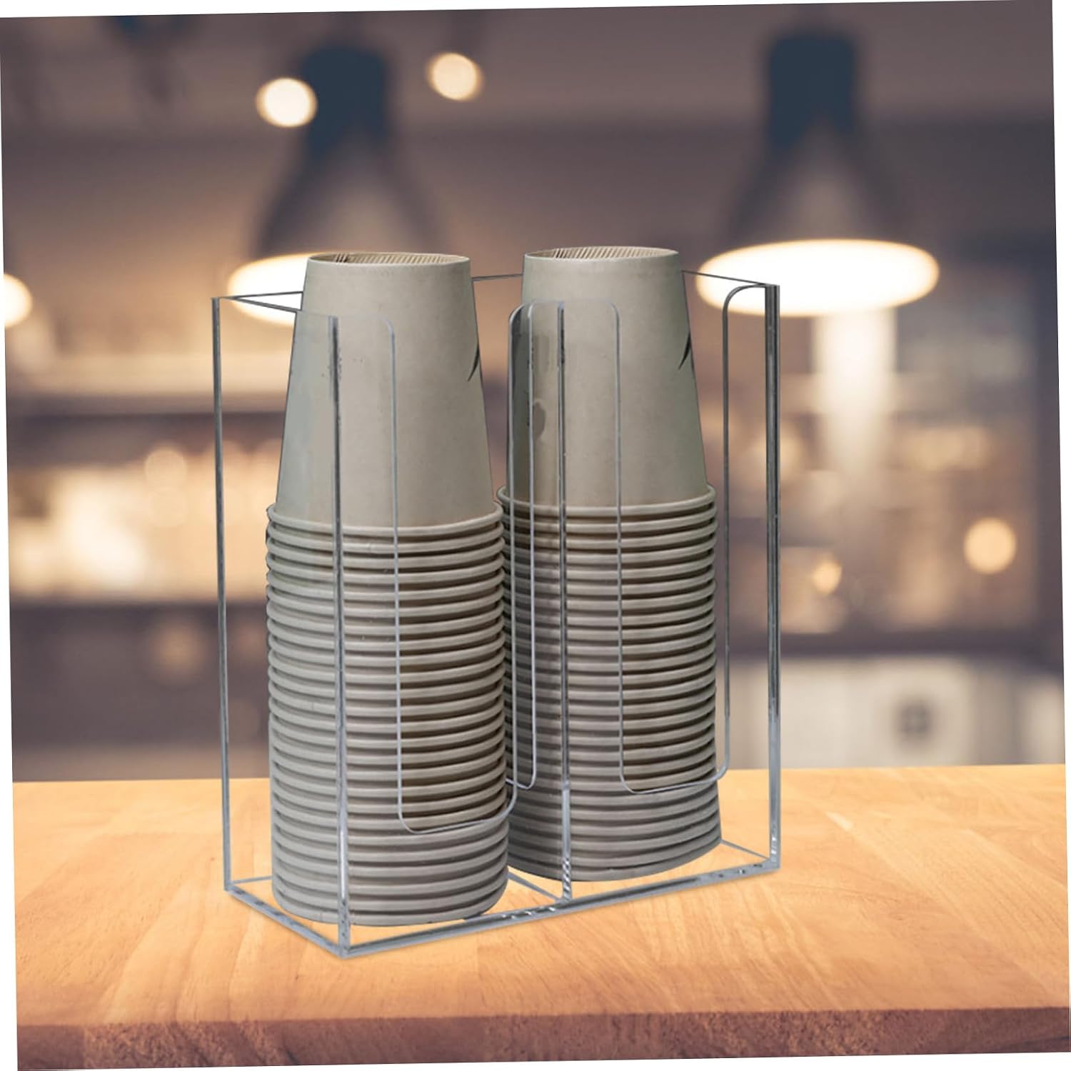 Paper Cup Dispenser Cup Holder Organizer for Tea Coffee Shops for Restaurants Convenience Stores Keep Your Space Neat and Tidy