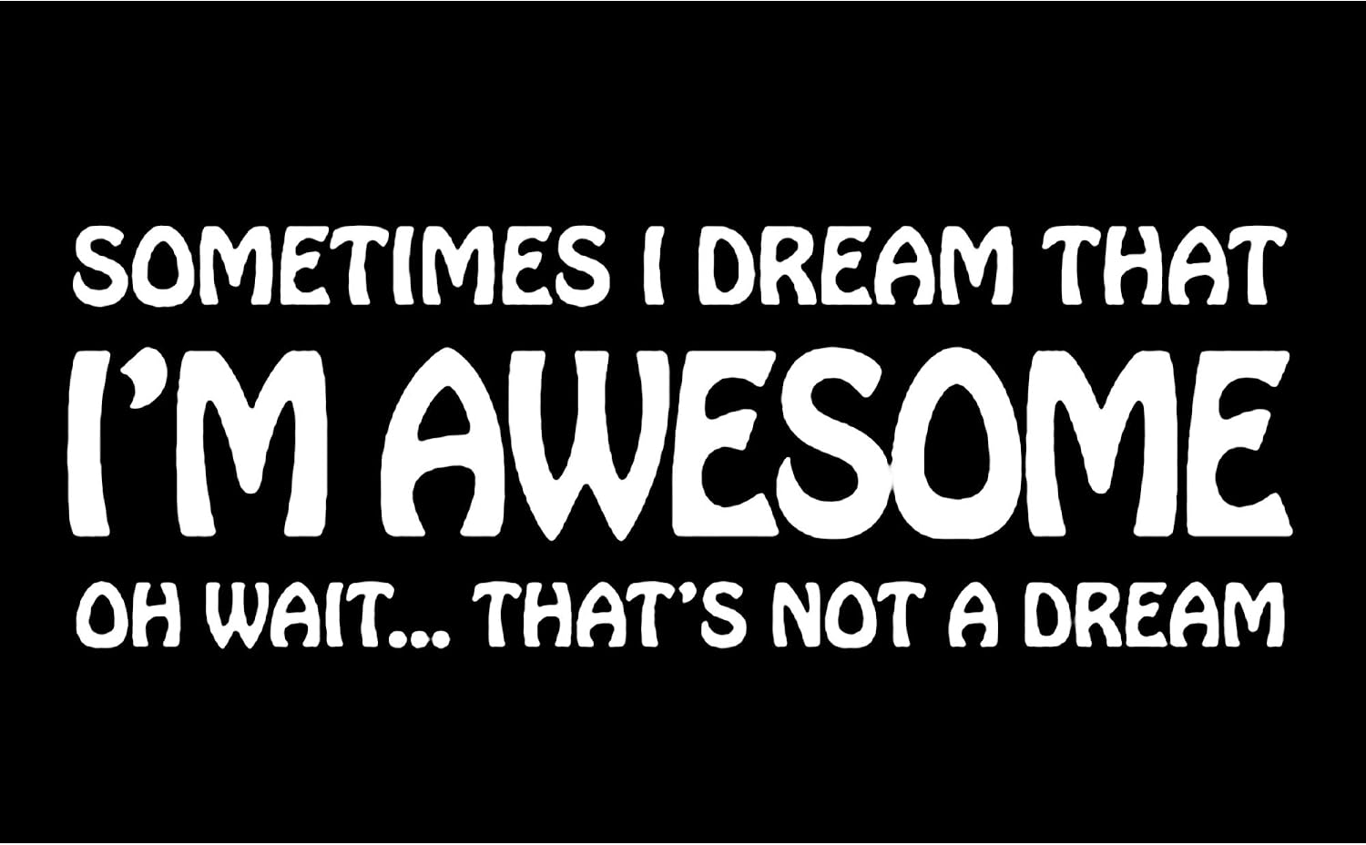 Gym Fitness Dream I'm Awesome Women's Novelty mor Funny Casual Workout Tank Tops