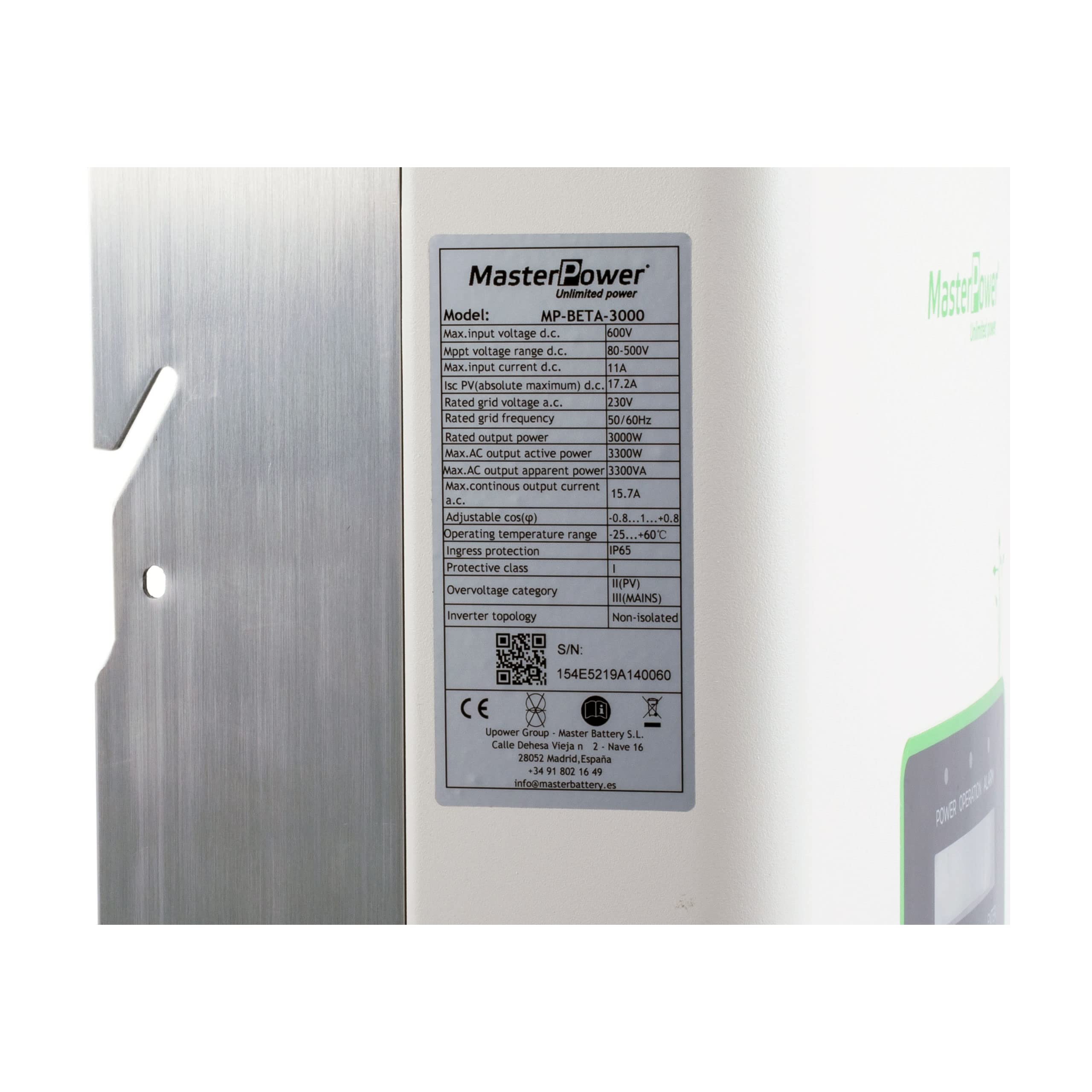 Inverter Solar Master Power Iniezione Rete 3000 W Monofasico