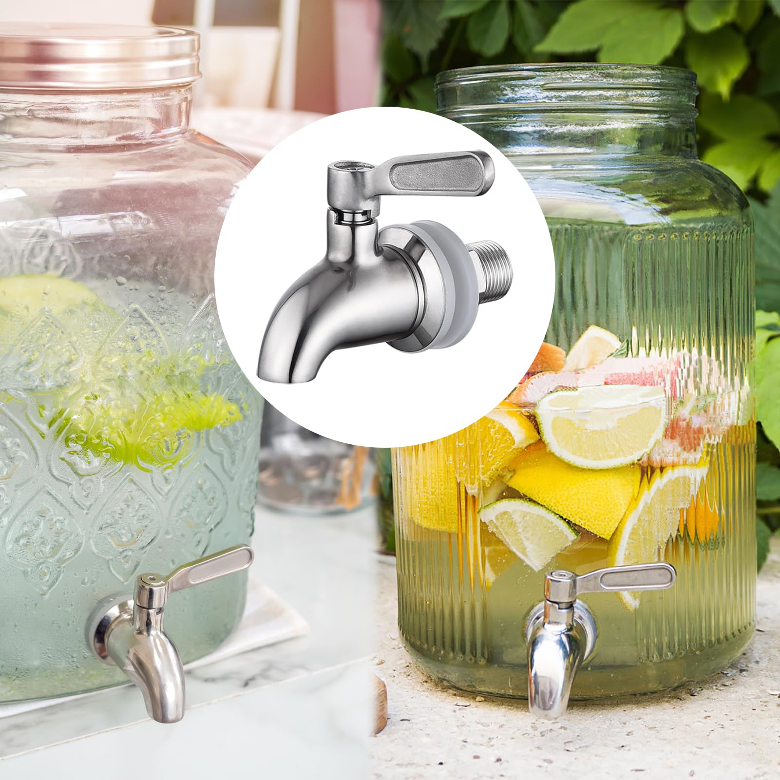 Espita de reemplazo del dispensador de bebidas,Espita de acero inoxidable para dispensador de agua,Grifo de reemplazo del dispensador de bebidas