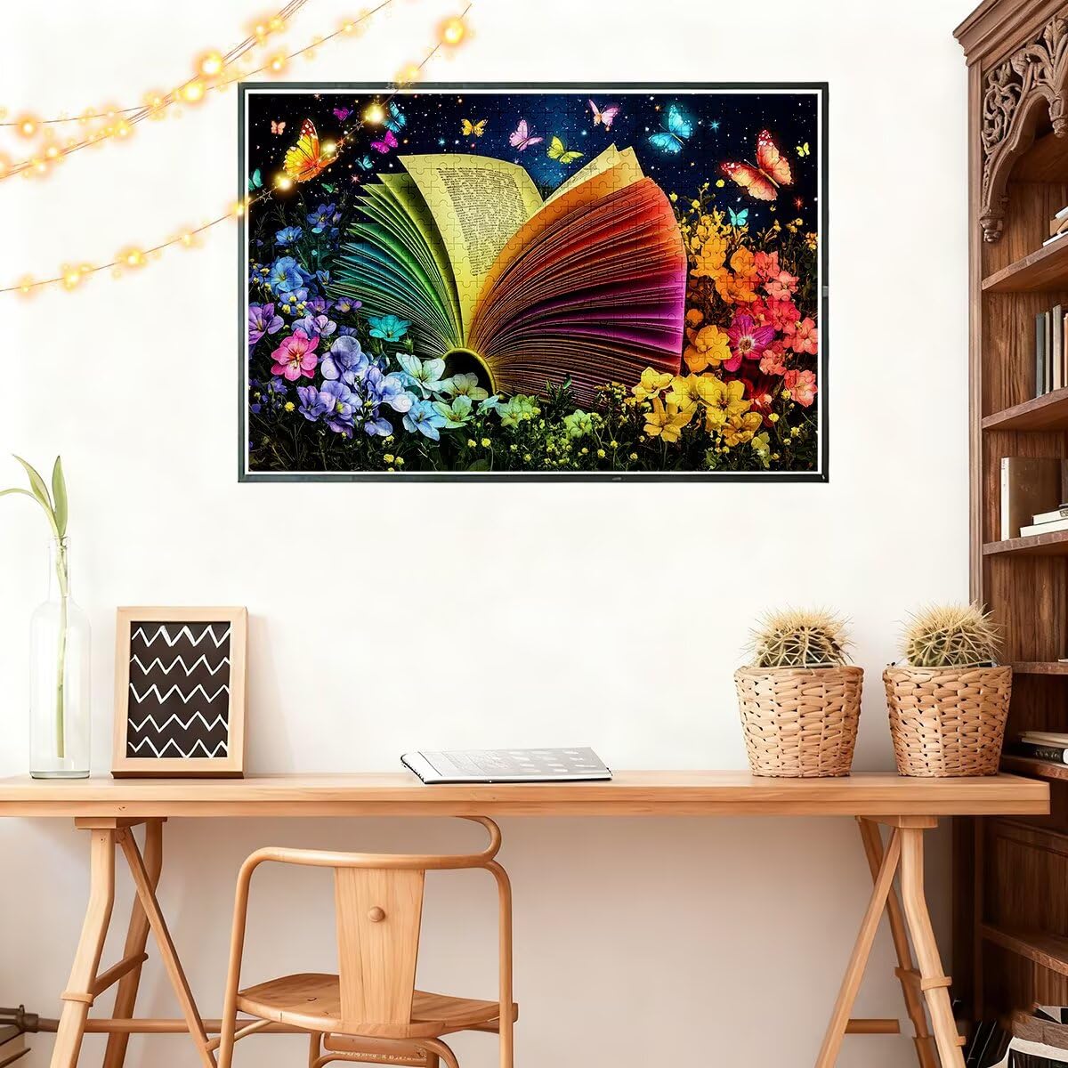 Puzzle 2000 sztuk Dorośli Kwiat Zestaw puzzli Motyl dla dorosłych 99 x 70 cm, kolorowe, klasyczne Wyzwanie edukacyjne Superior Zabawki dla Mężczyzn Wyzwanie Zabawki Rodzinny Prezent Dekoracja